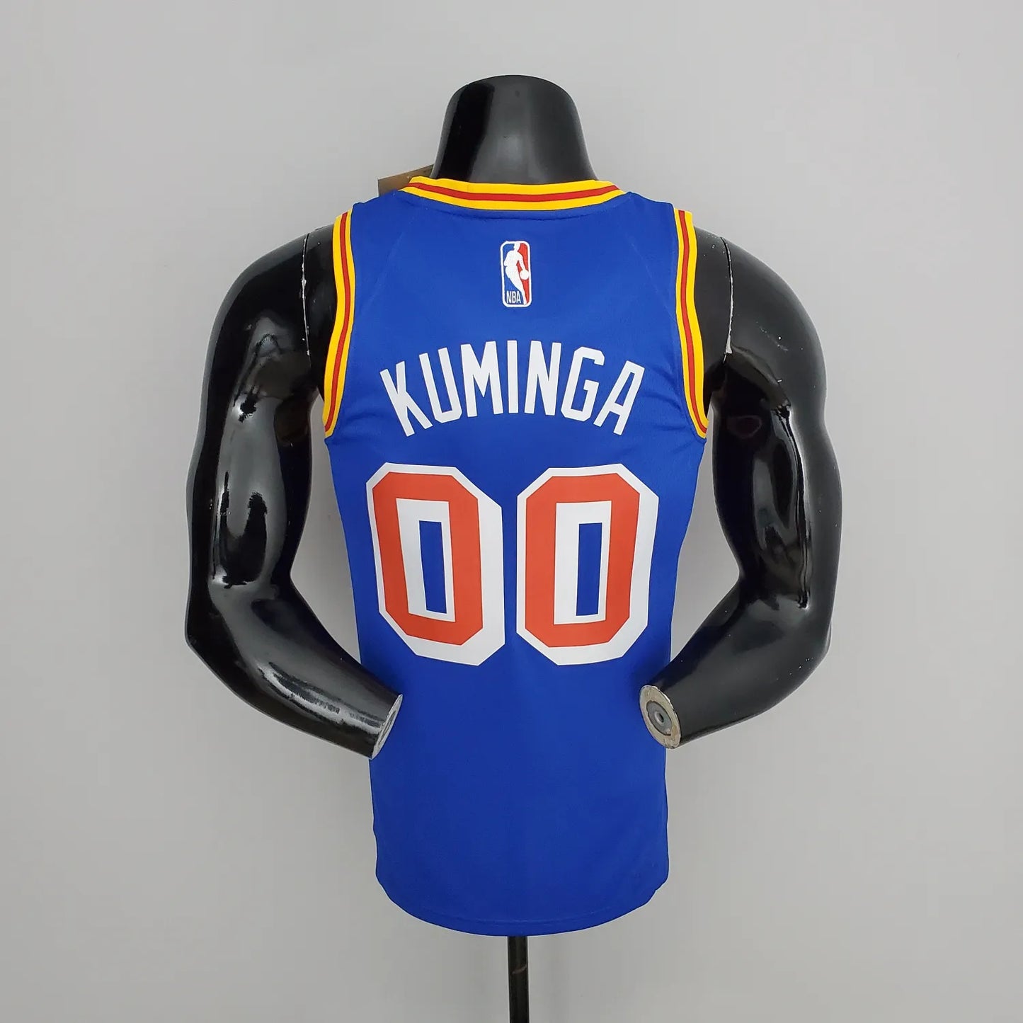 75th Anniversary Kuminga#00 Warriors Vintage Blue NBA