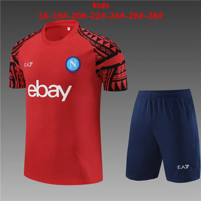 23-24 SSC Napoli Short Sleeve Training Suit