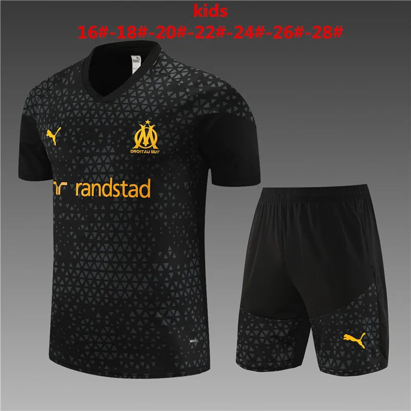 23-24 Olympique Marseille Short Sleeve Training Suit