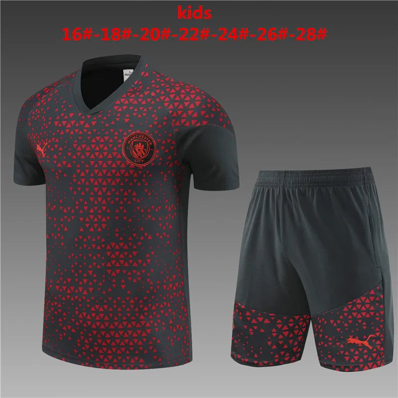 23-24 Manchester City Short Sleeve Training Suit