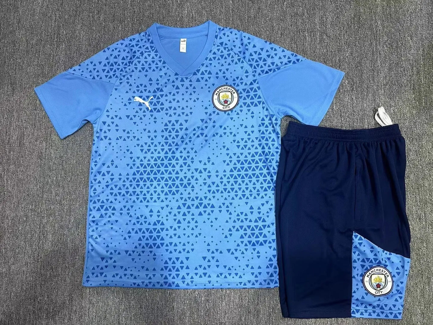 23-24 Manchester City Short Sleeve Training Suit