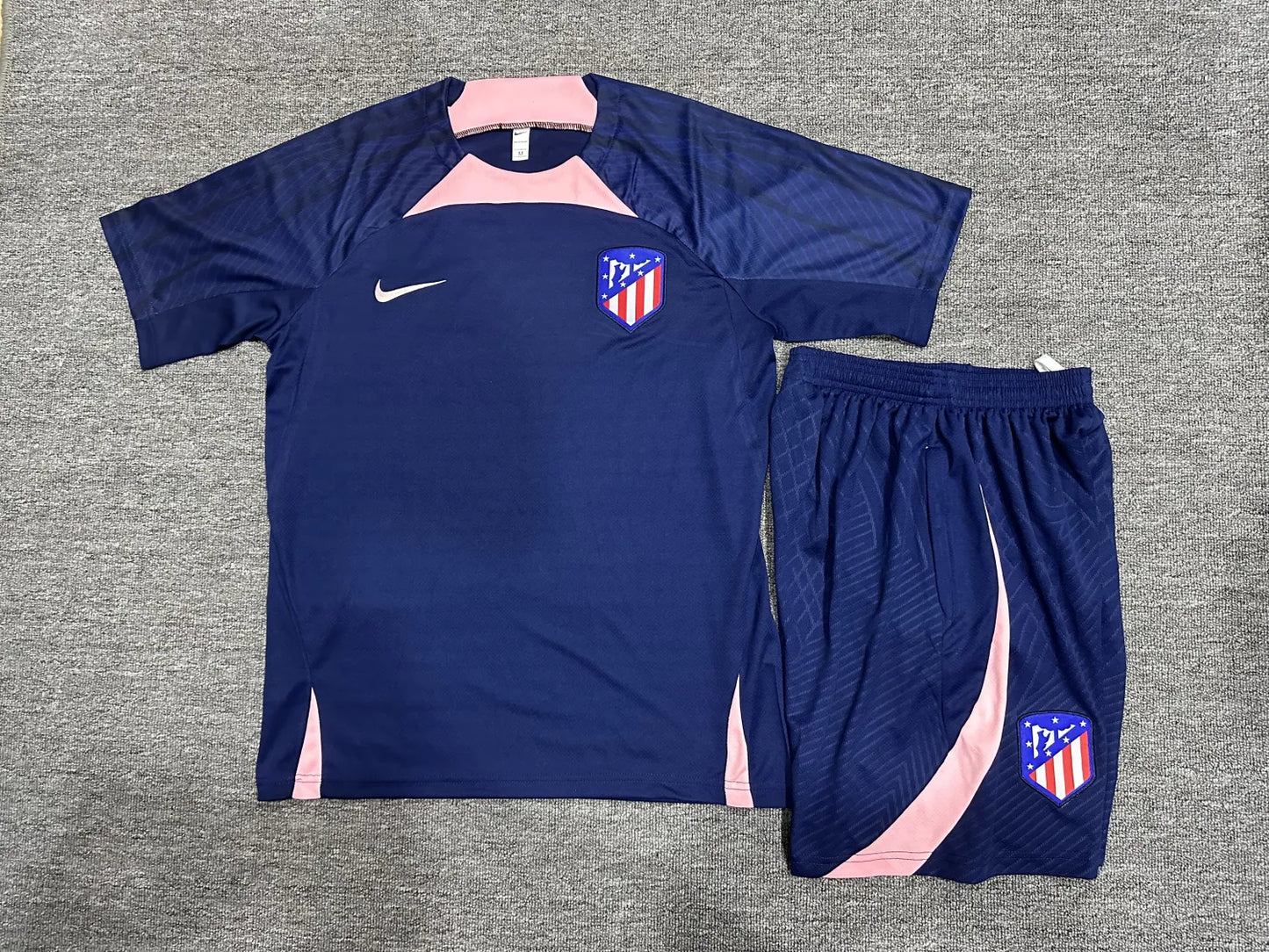 23-24 Atletico Madrid Short Sleeve Training Suit