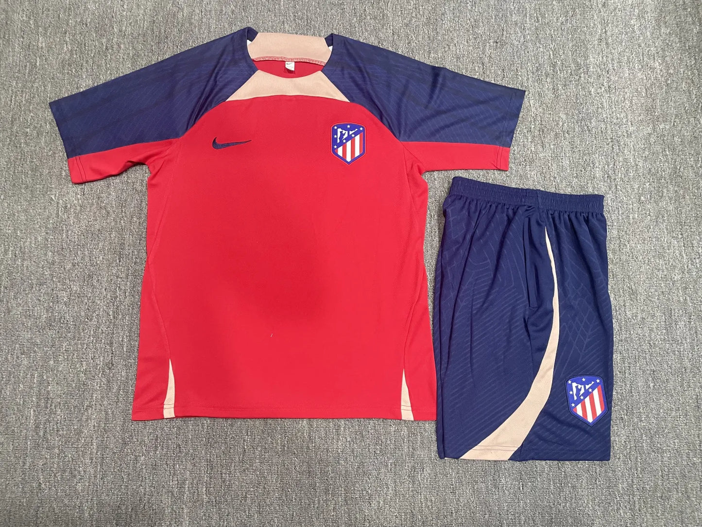 23-24 Atletico Madrid Short Sleeve Training Suit