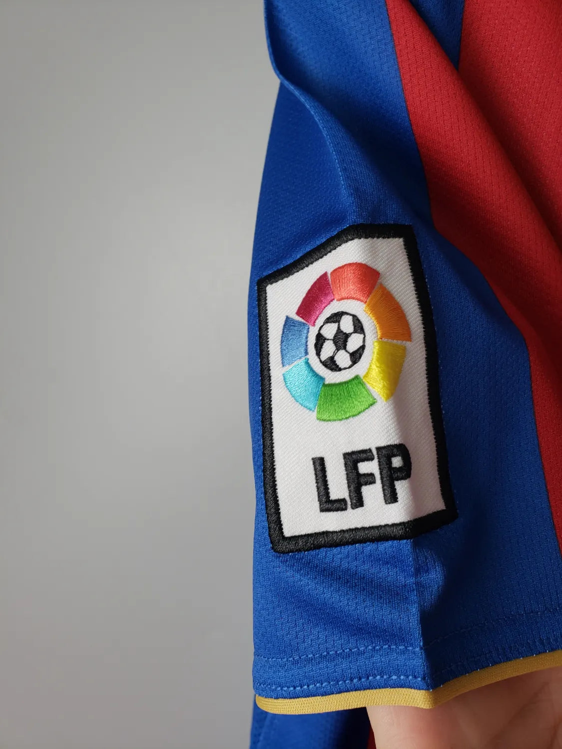 07-08 Barcelona Home Long Sleeve Retro Jersey