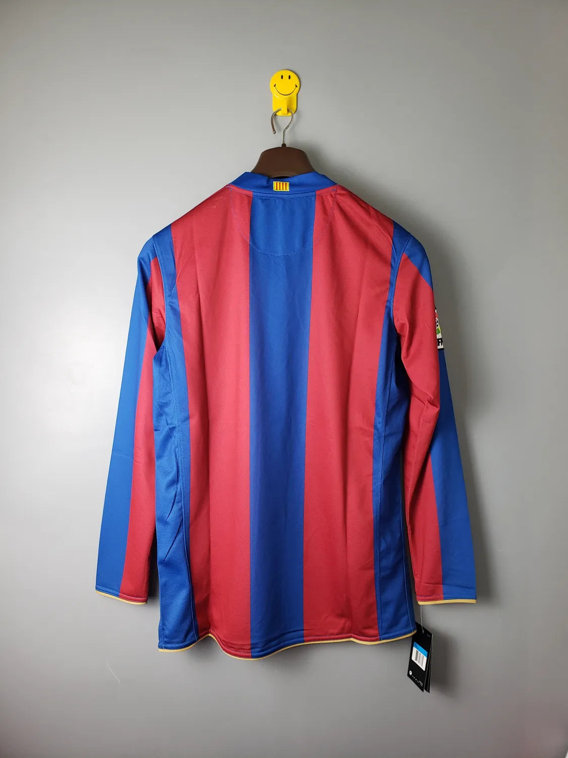 07-08 Barcelona Home Long Sleeve Retro Jersey