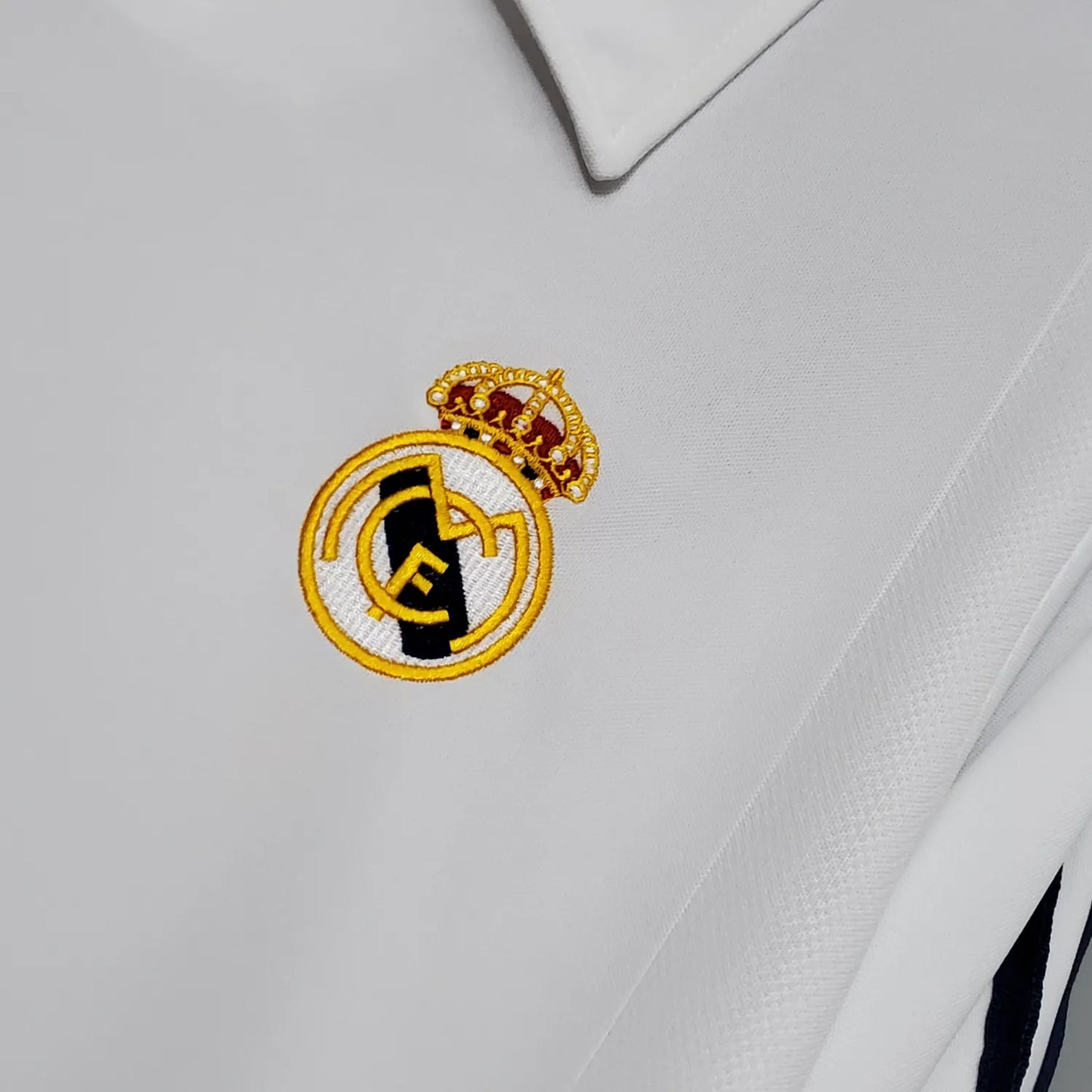 2002 Real Madrid Home Long Sleeve Retro Jersey