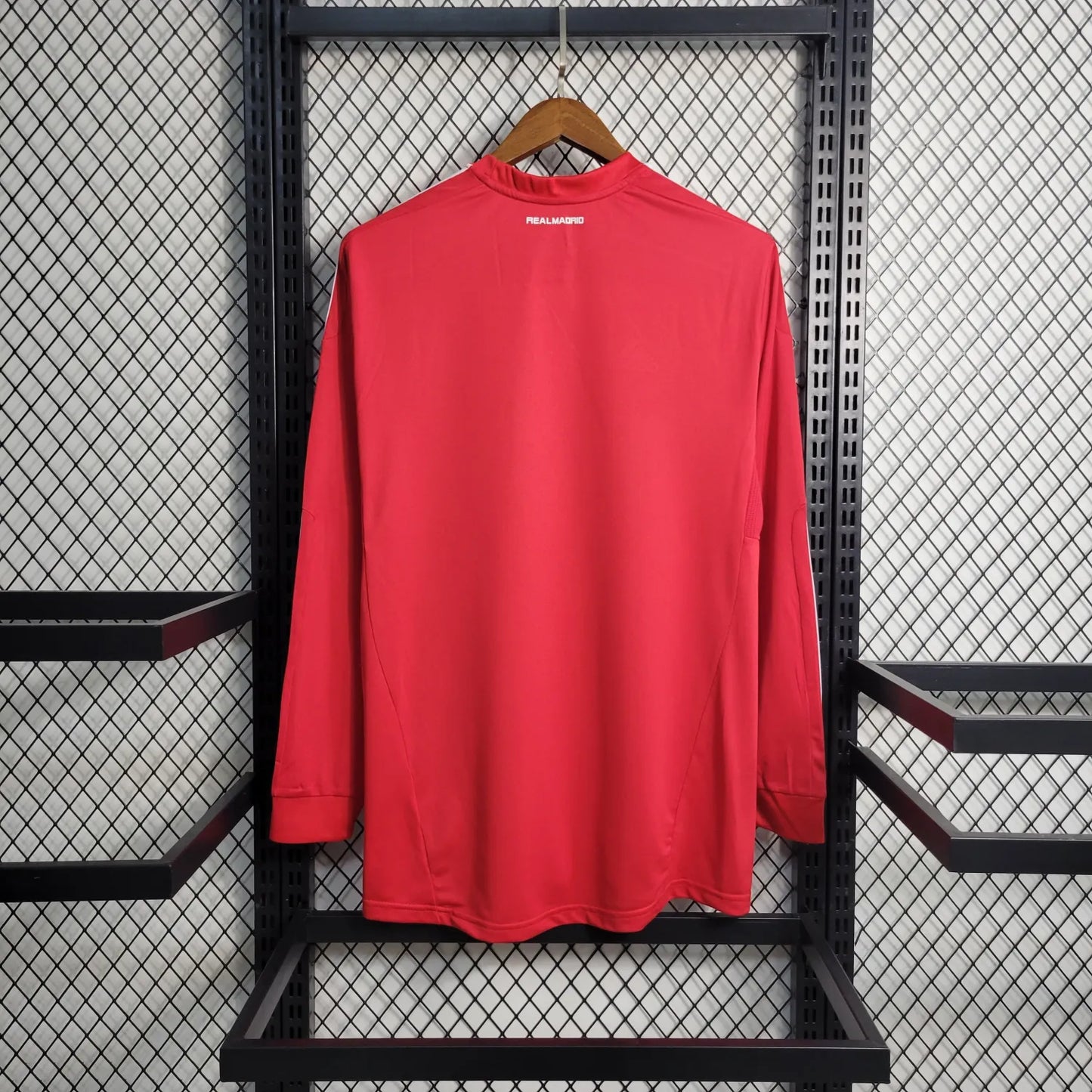 11-12 Real Madrid Red Retro Long Sleeve Jersey