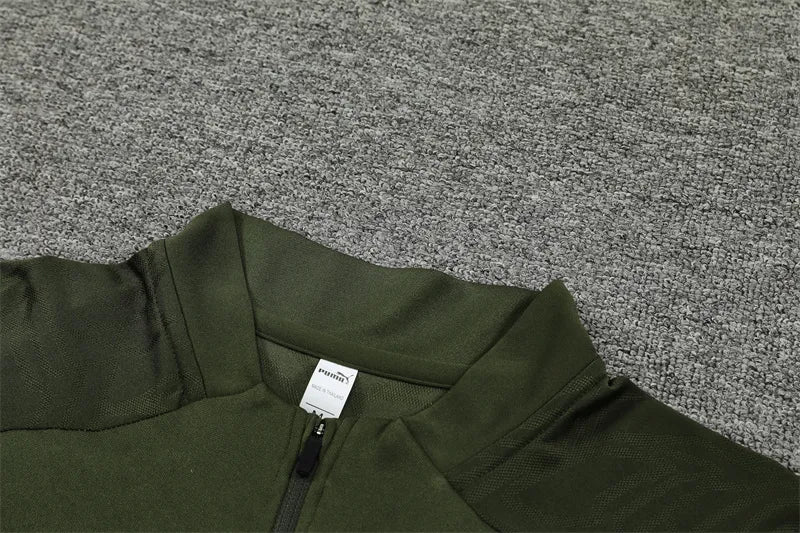 24-25 Manchester City Army Green Training Suit