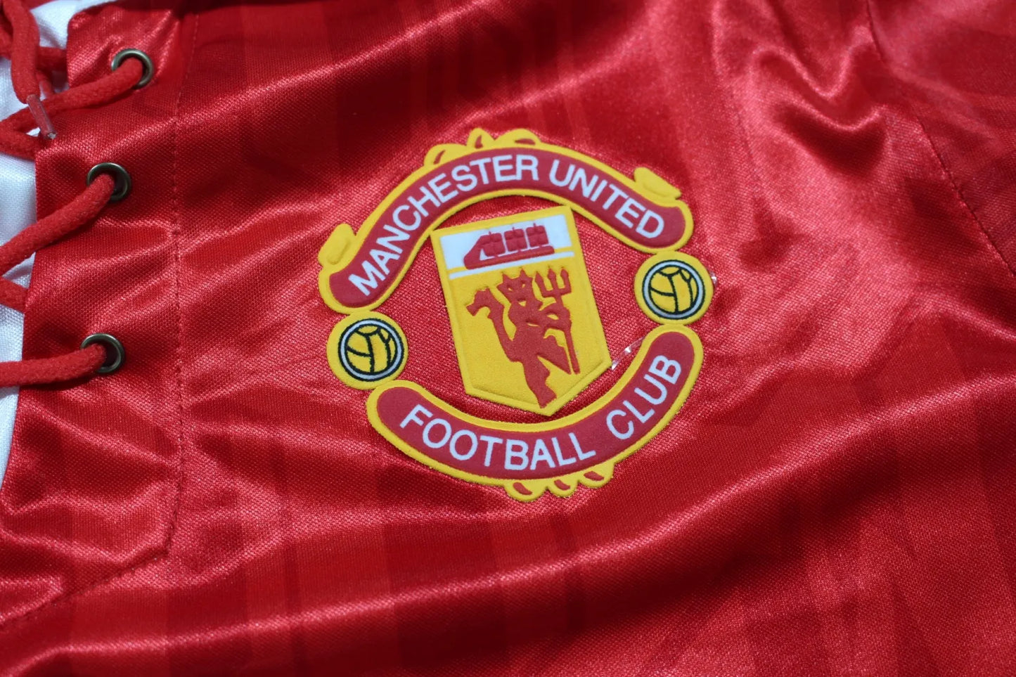 1994 Manchester United Home Red Retro Short Jersey