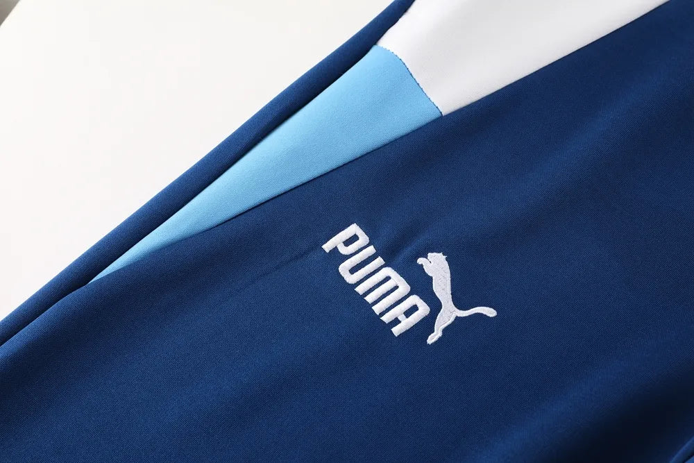 24-25 Olympique Marseille Blue Jacket Tracksuit
