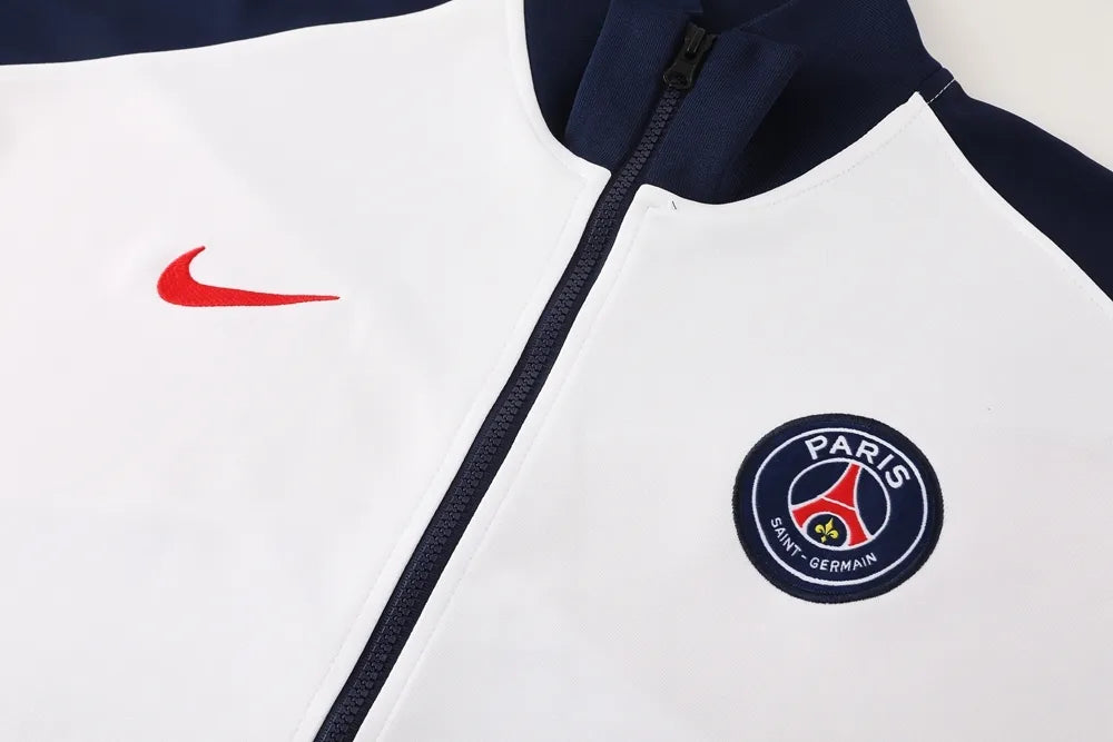 24-25 PSG White Jacket Tracksuit