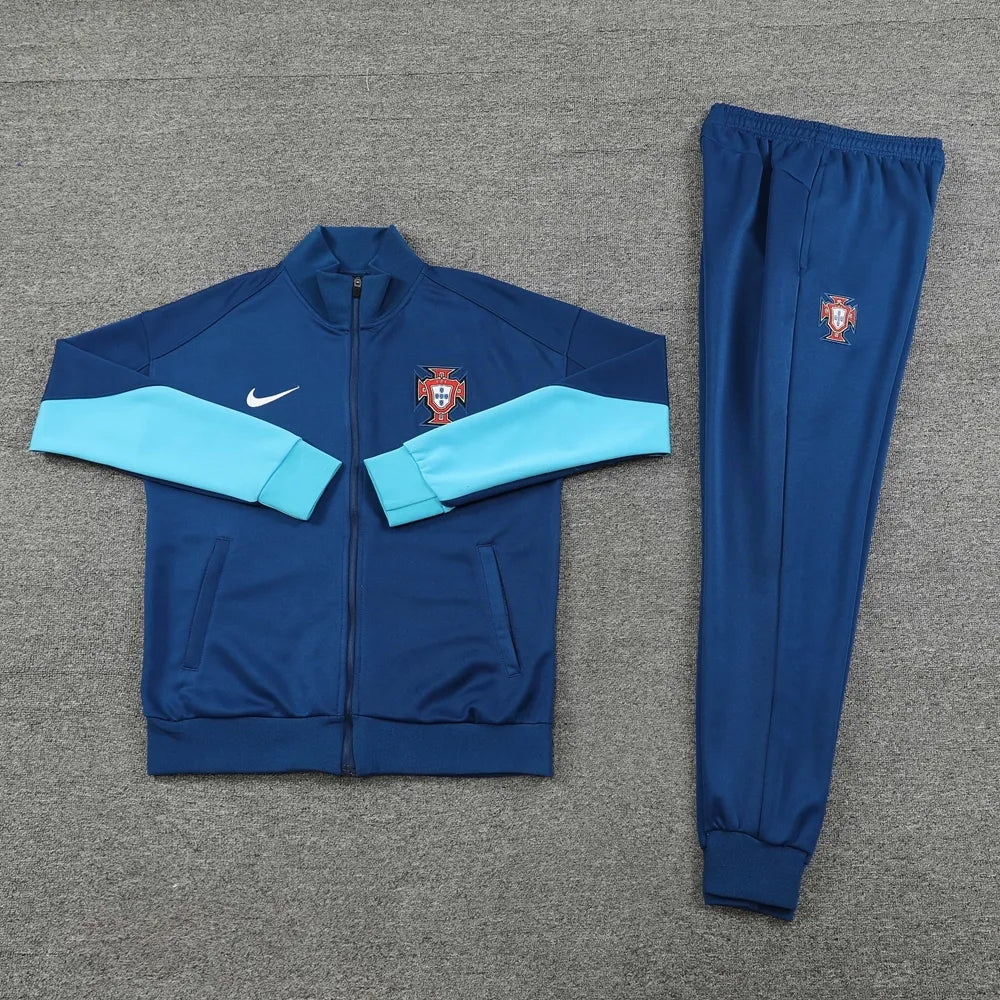 2024 Portugal Blue Jacket Tracksuit