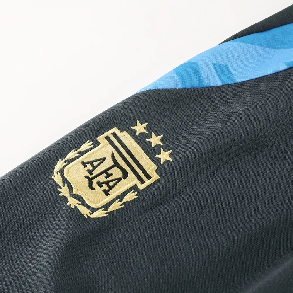 2024 Argentina Gray Jacket Tracksuit
