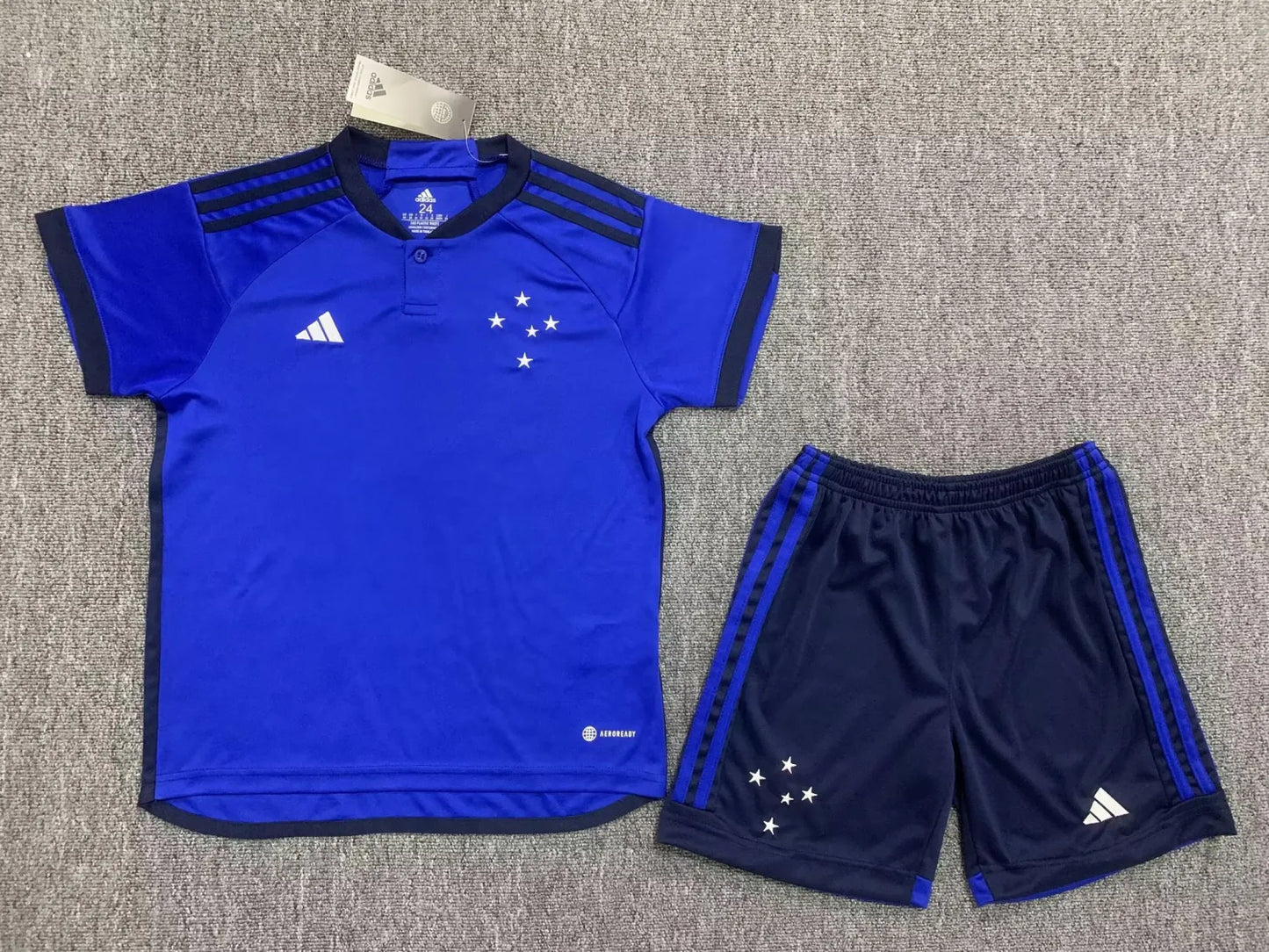 23-24 Cruzeiro Esporte Home Kids Kit