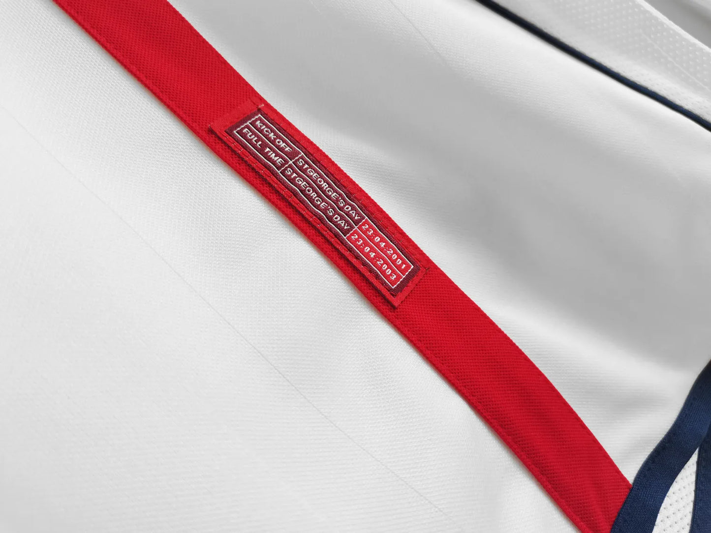 2002 England Home Long Sleeve Retro Jersey
