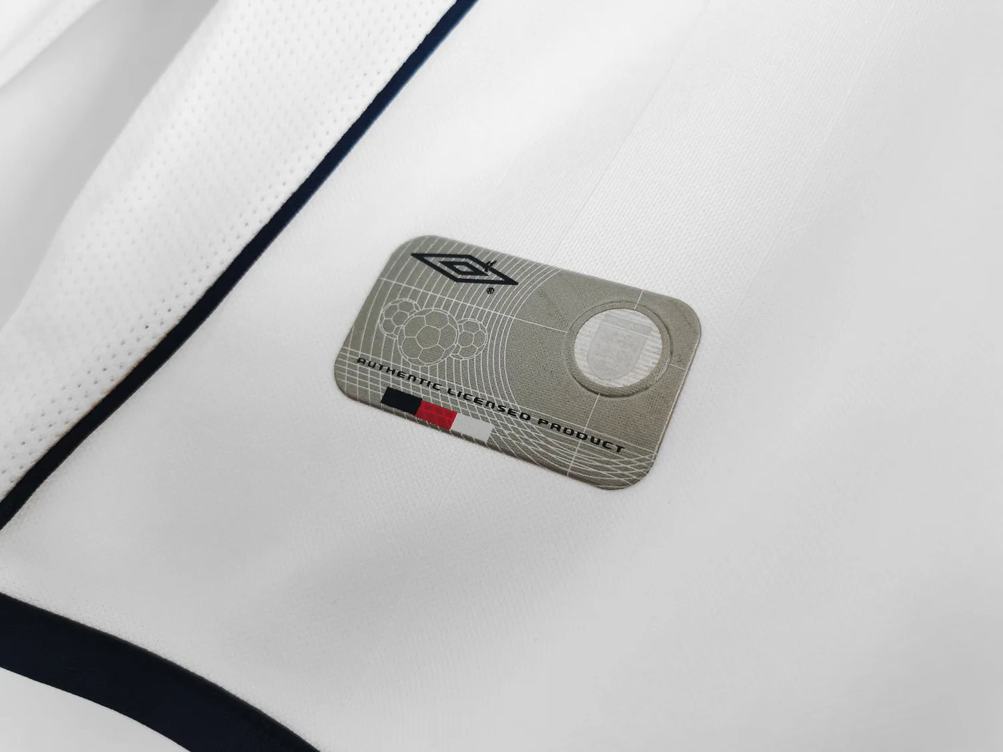 2002 England Home Long Sleeve Retro Jersey