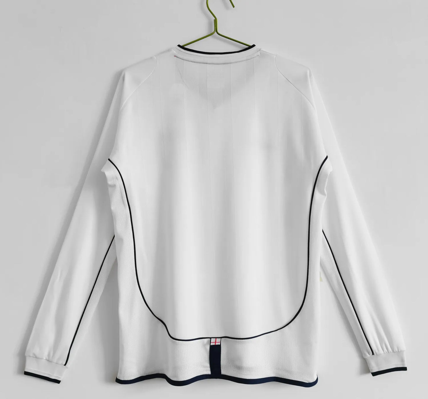 2002 England Home Long Sleeve Retro Jersey