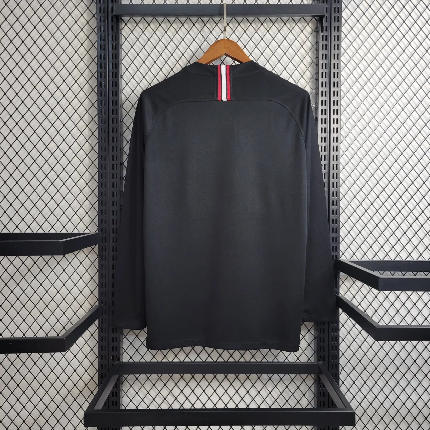18-19 PSG Black Retro Long Sleeve Jersey