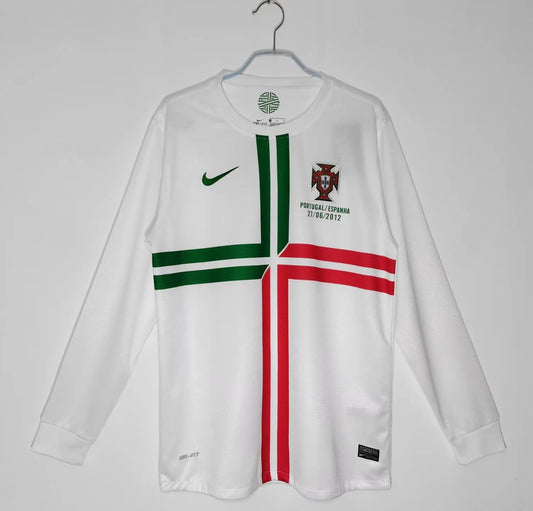 2012-13 Portugal Away Long Sleeve Retro Jersey