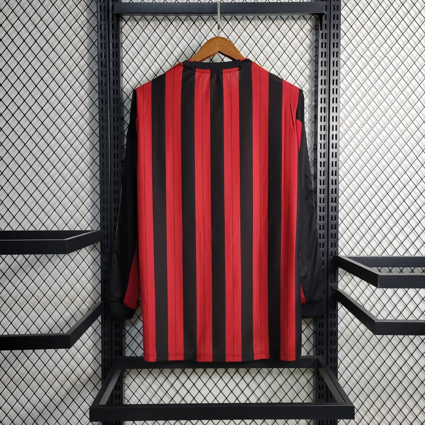 13-14 AC Milan Home Retro Long Sleeve Fans Jersey