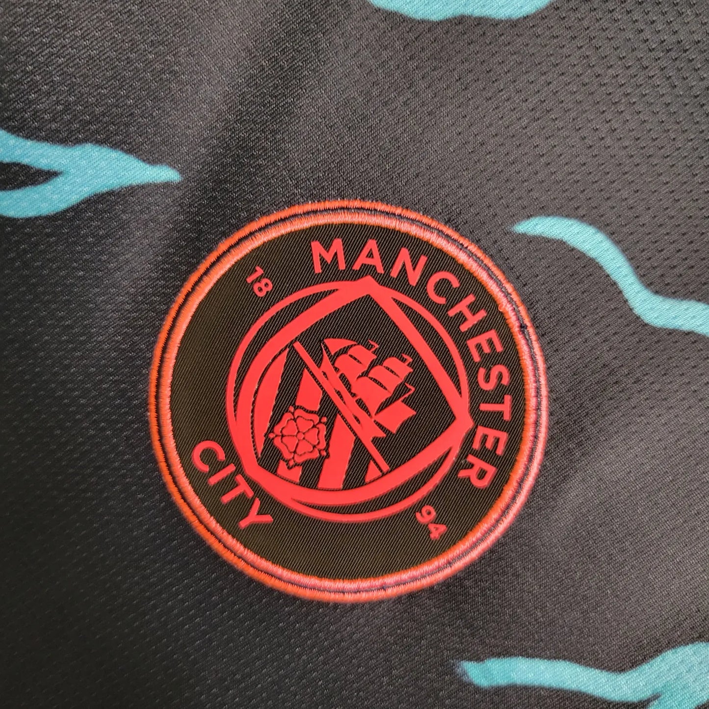 23-24 Manchester City Third Fans Long Sleeve Jersey