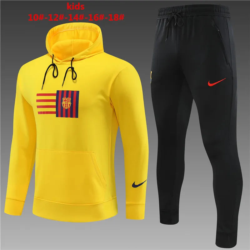 23-24 Barcelona Hoodie Suit