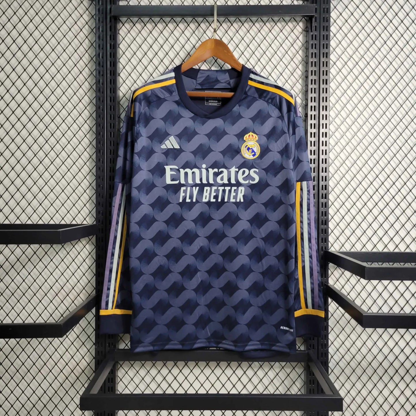 23-24 Real Madrid Away Fans Long Sleeve Jersey