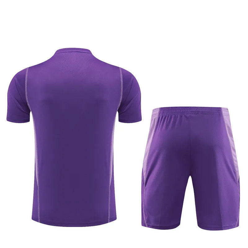 23-24 Cruzeiro Esporte Short Sleeve Training Suit