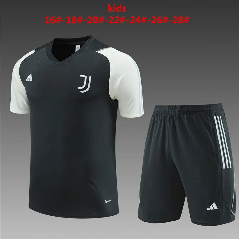 23-24 Juventus Short Sleeve Training Suit