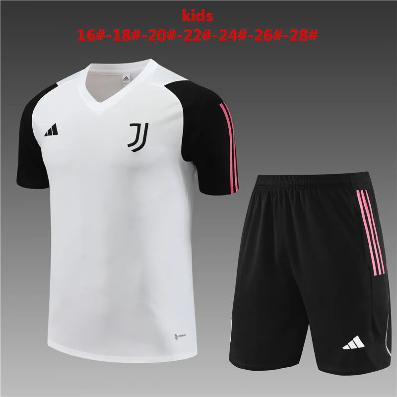23-24 Juventus Short Sleeve Training Suit