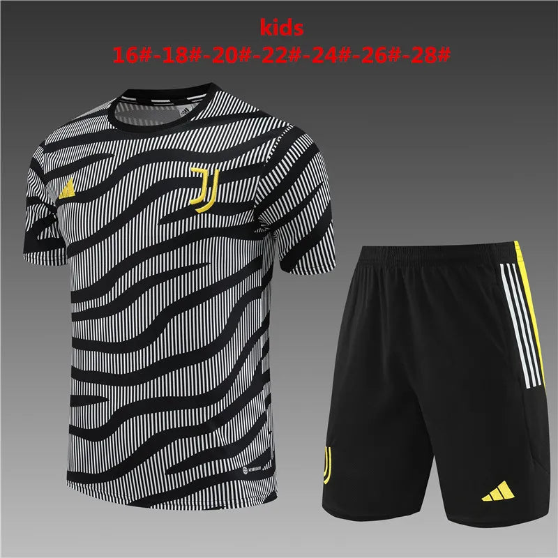 23-24 Juventus Short Sleeve Training Suit