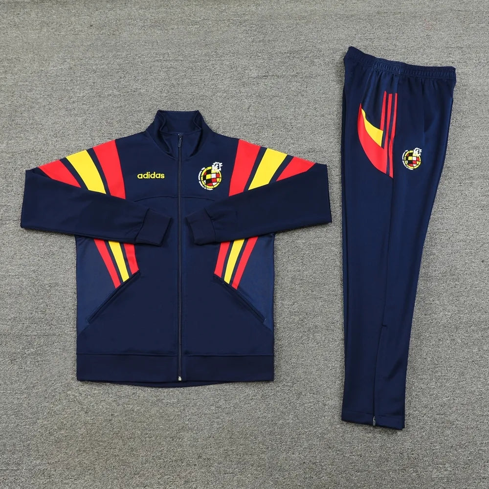 2024 Spain Dark Blue Jacket Tracksuit