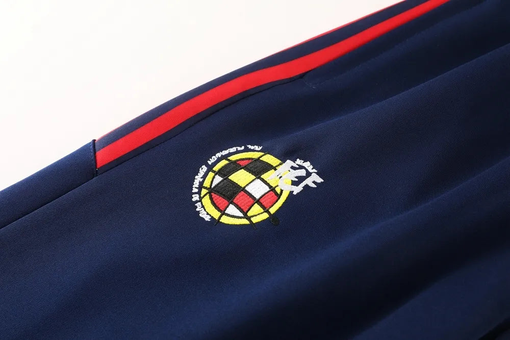 2024 Spain Dark Blue Jacket Tracksuit
