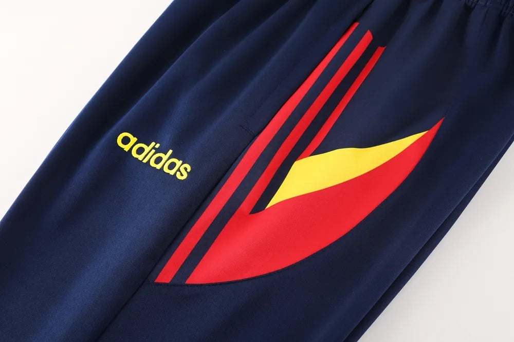 2024 Spain Dark Blue Jacket Tracksuit
