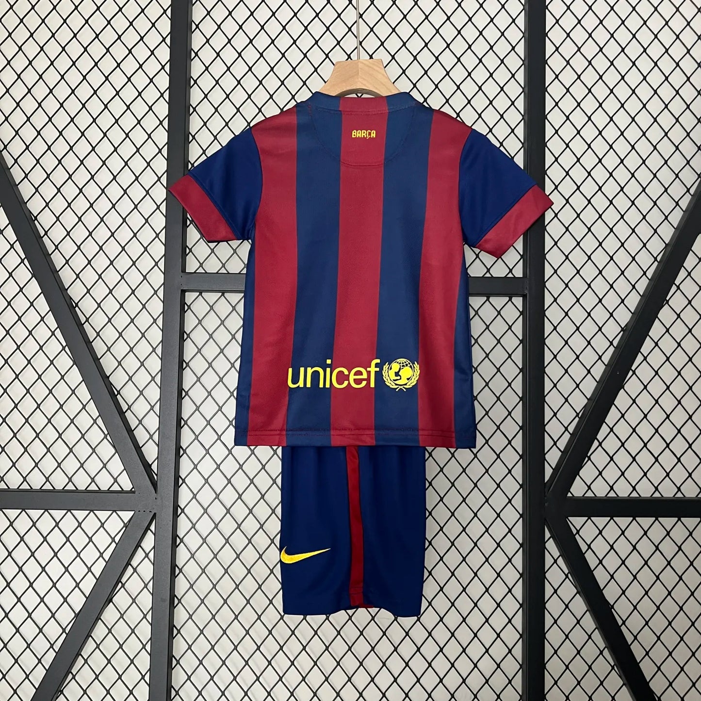 Retro 14-15 Barcelona Home Kids Kit