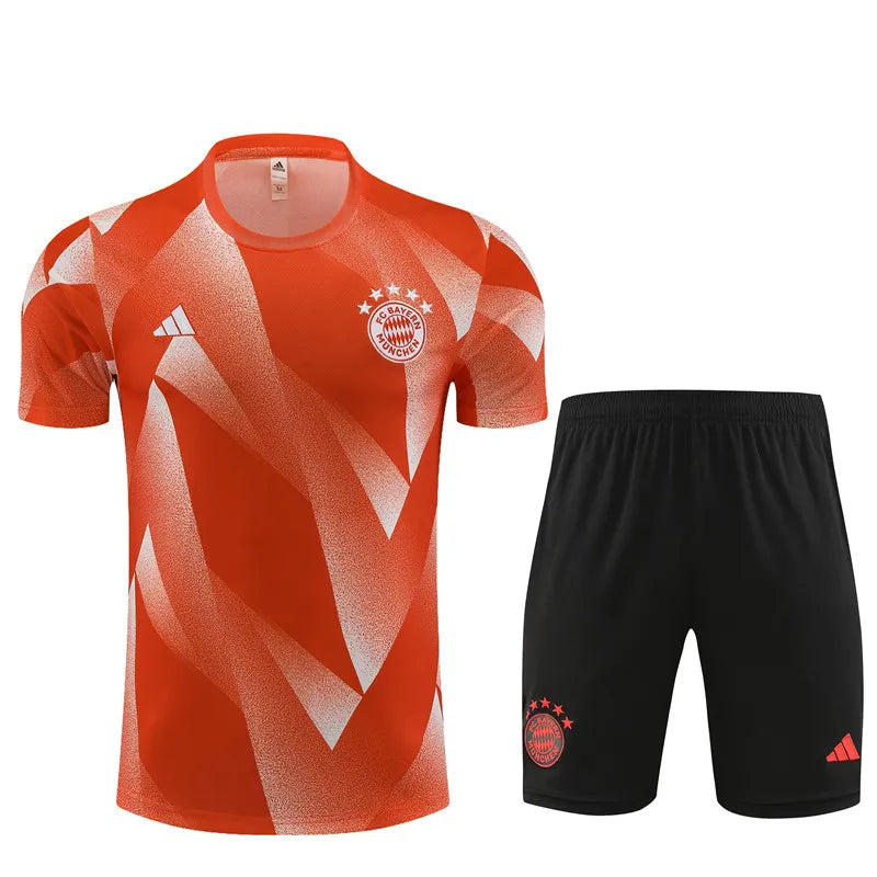23-24 Bayern Munich Camouflage Training Short Sleeve Suit