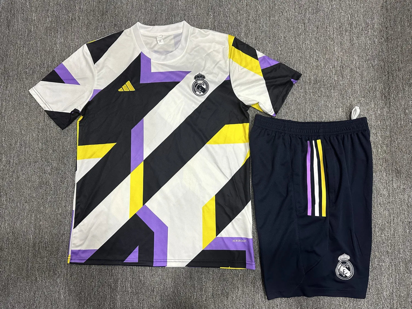 23-24 Real Madrid Camouflage Training Short Sleeve Suit