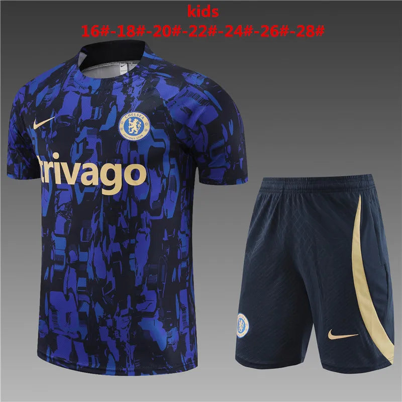 23-24 Chelsea Camouflage Training Short Sleeve Suit