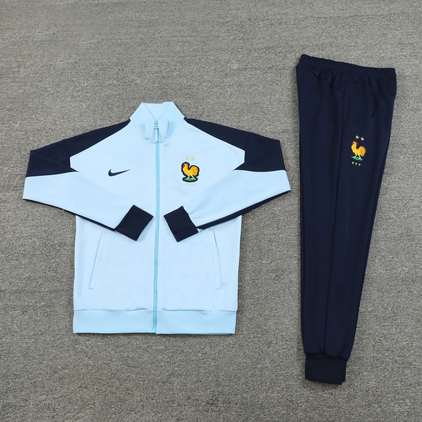 2024 France Blue Jacket Tracksuit