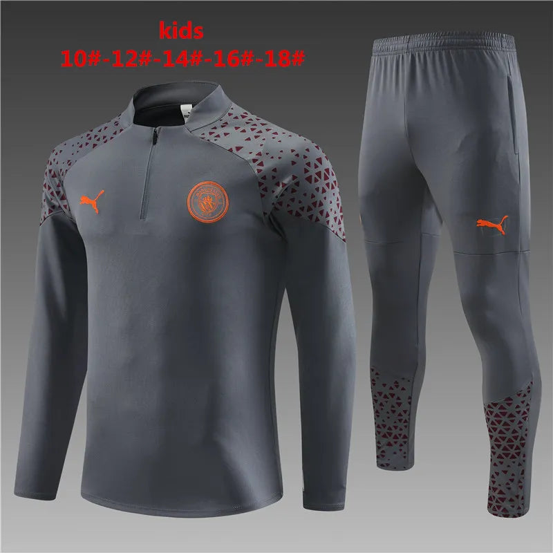23-24 Manchester City Grey Training Suit