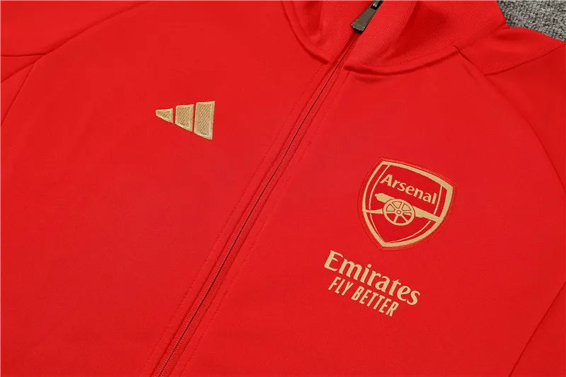23-24 Arsenal Red Jacket Suit