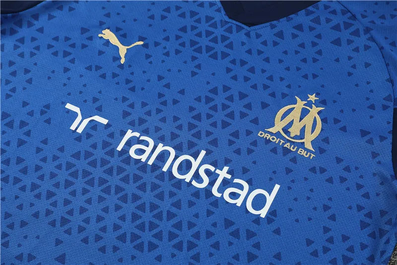 23-24 Olympique Marseille Training Short Sleeve Suit