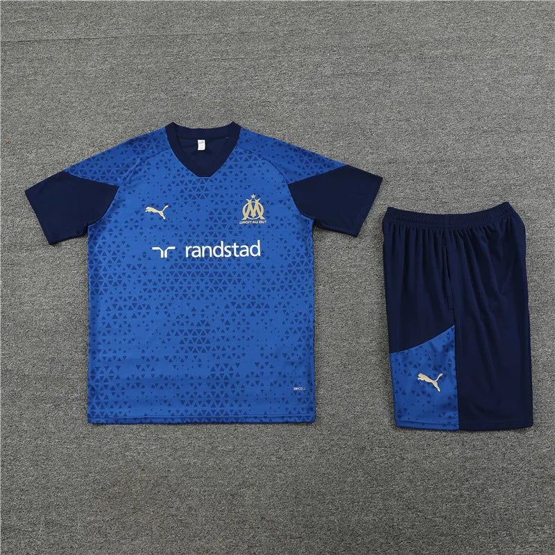 23-24 Olympique Marseille Training Short Sleeve Suit