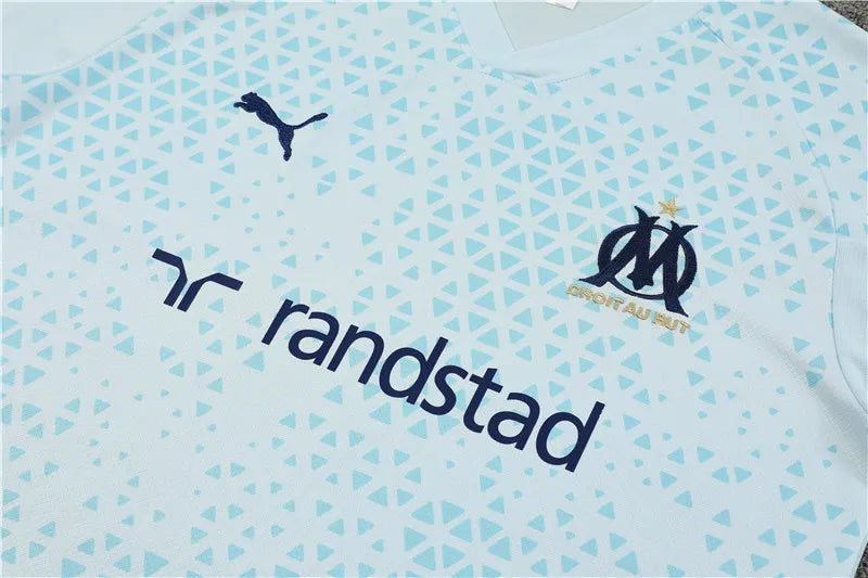 23-24 Olympique Marseille Training Short Sleeve Suit