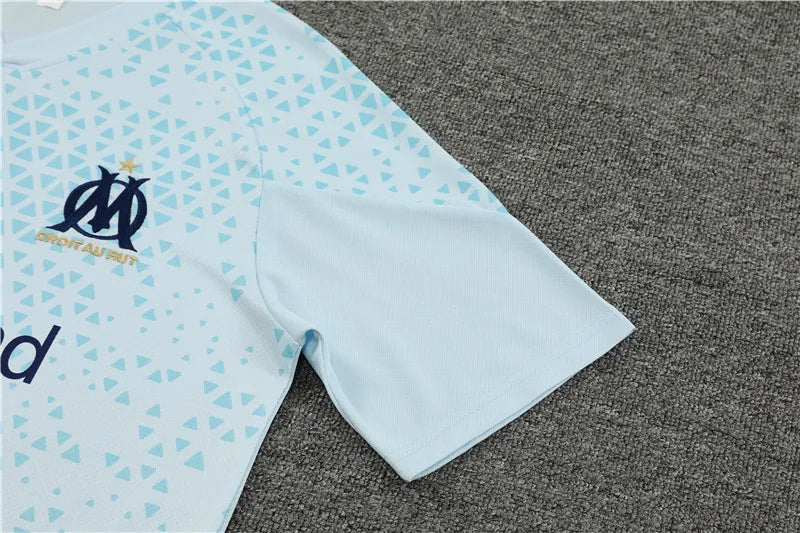 23-24 Olympique Marseille Training Short Sleeve Suit