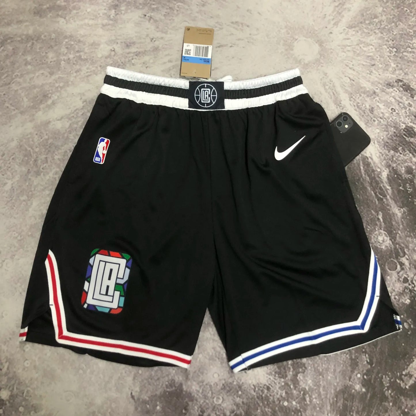 2023 Clippers Black NBA Shorts