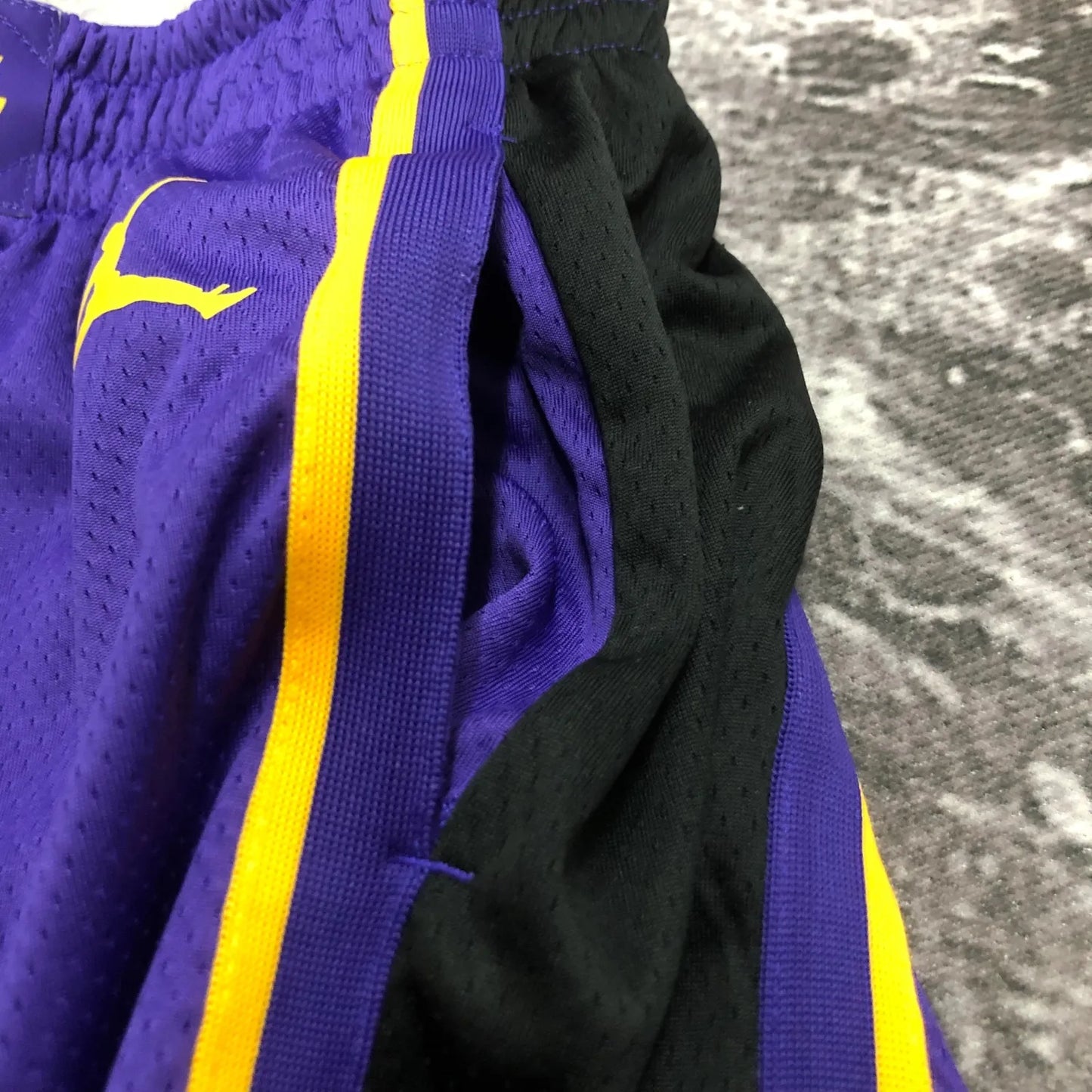 2023 Lakers Purple NBA Shorts