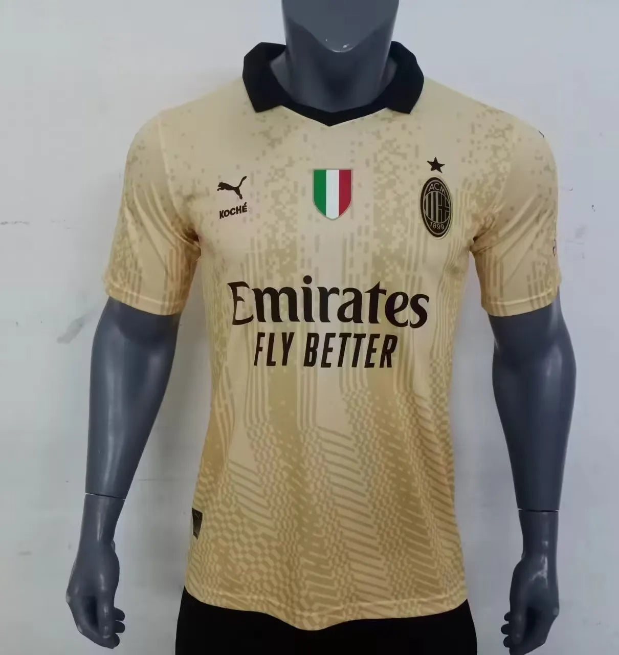 23-24 AC Milan Special Gold Edition Fans Jersey