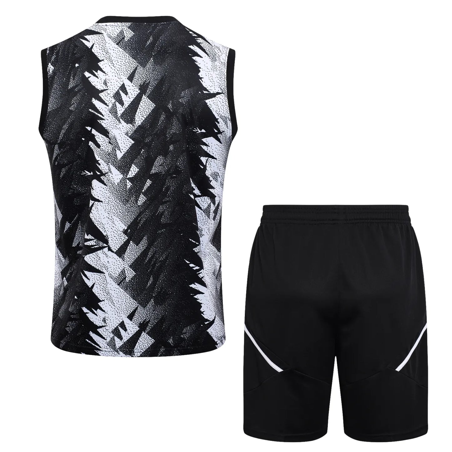 23-24 Juventus Black Training Vest Suit