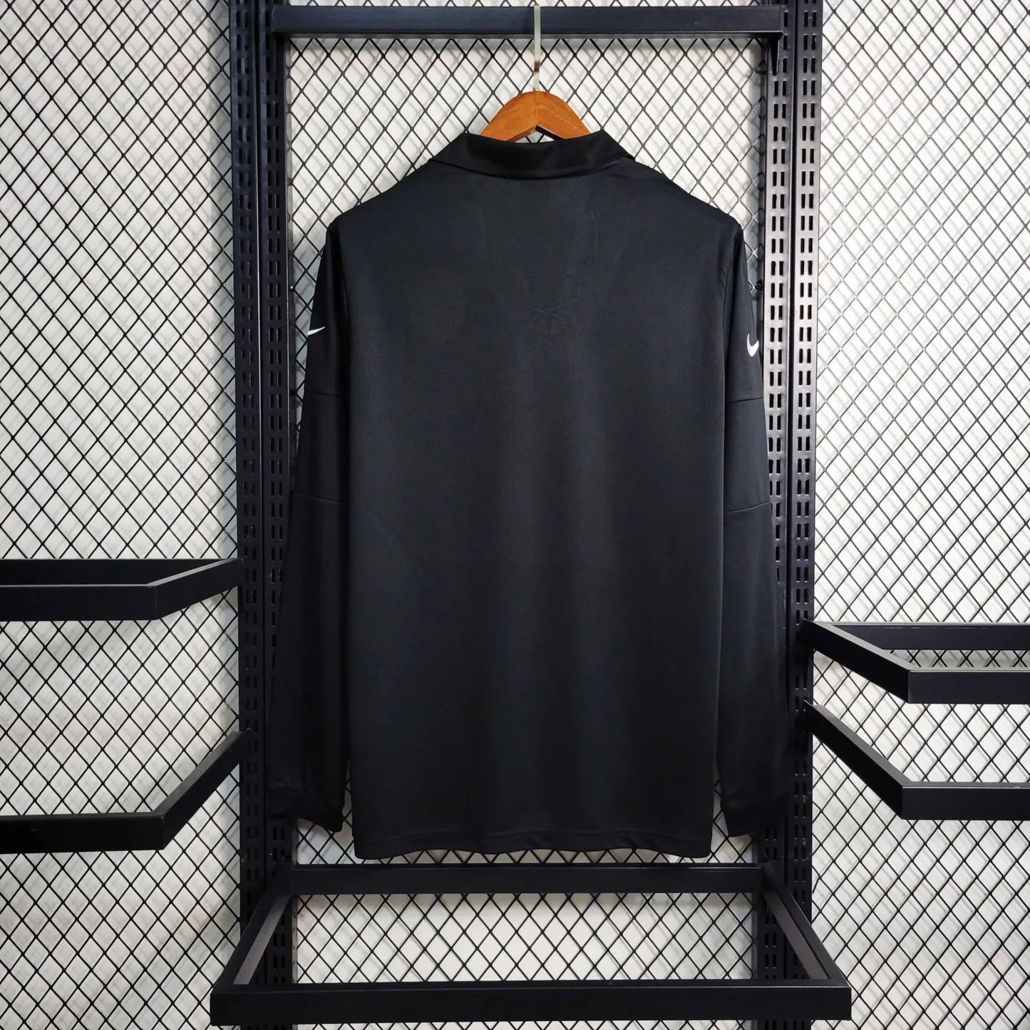 2004 Brazil Black Long Sleeve Retro Jersey